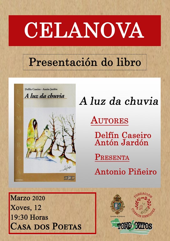 Presentación do libro «A luz da chuvia»