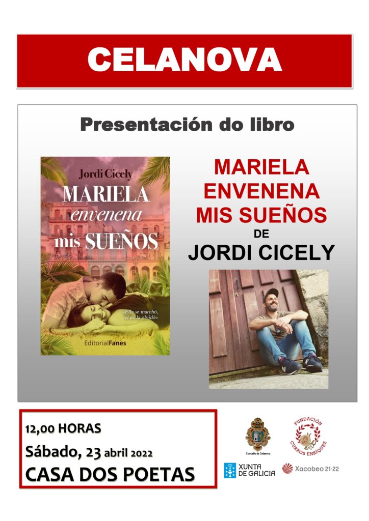 Presentación do libro «Mariela envenena mis sueños» de Jordi Cicely