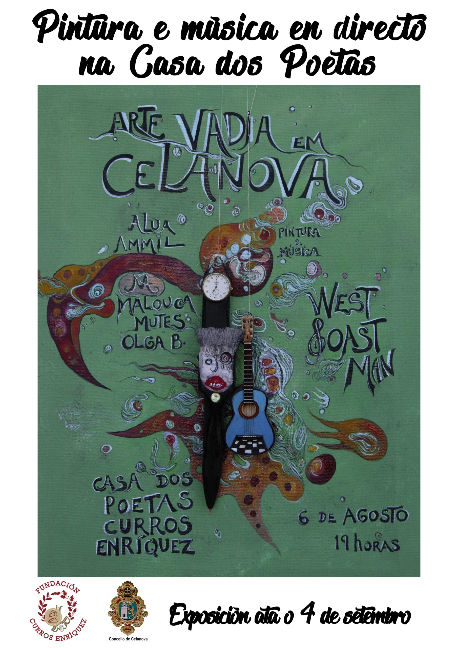 Arte vadia em Celanova – pintura e música en directo – Exposición