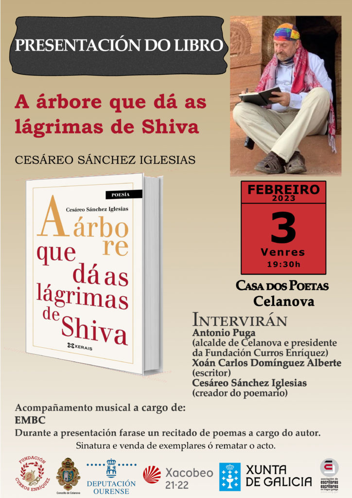 Presentación do libro A ÁRBORE QUE DÁ AS LÁGRIMAS DE SHIVA.