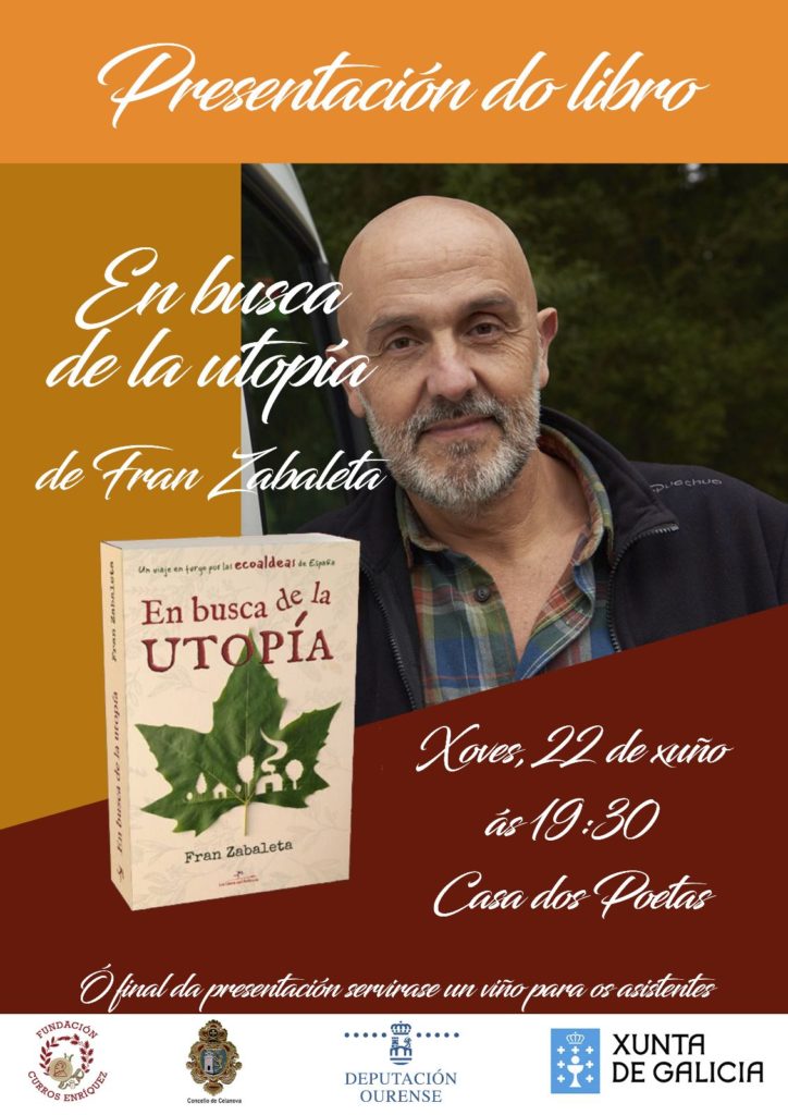 Presentación do libro EN BUSCA DE LA UTOPÍA  de Fran Zabaleta